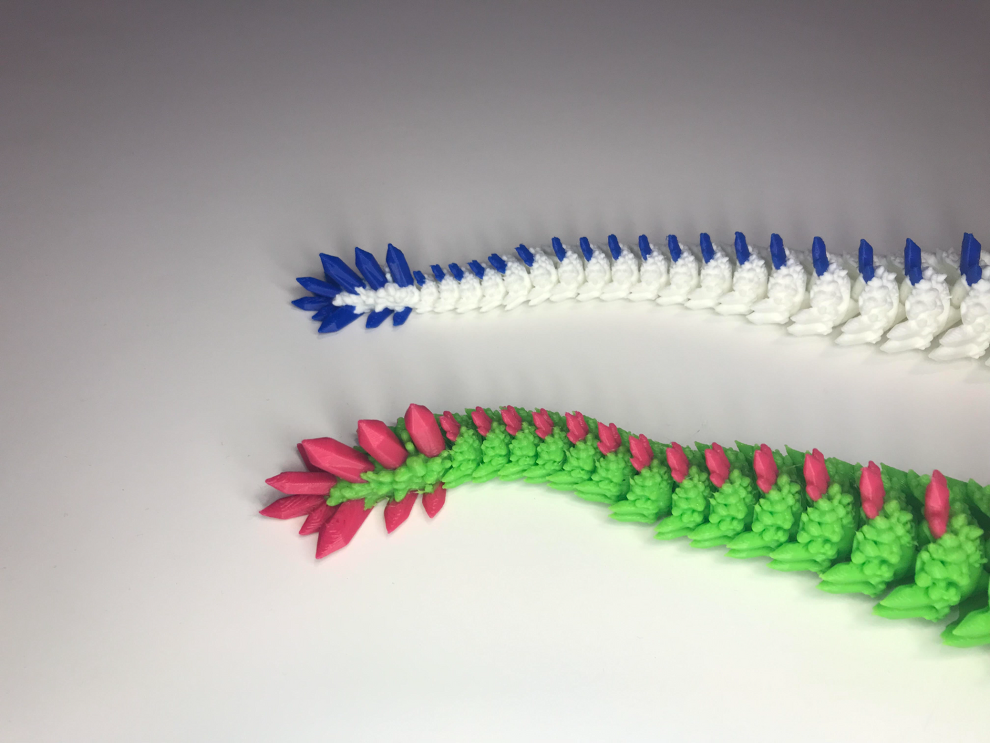 Crystal Articulated Dragon – 3D Printed Collectible